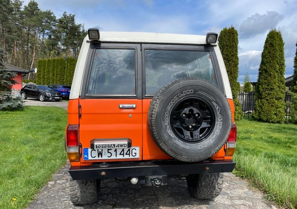 Toyota Land Cruiser cena 45000 przebieg: 275876, rok produkcji 1987 z Włocławek małe 704